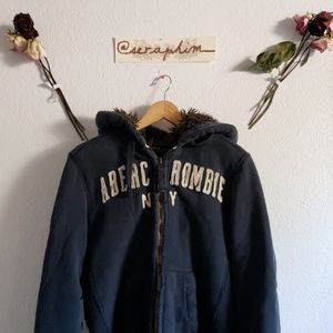 Abercrombie & Fitch Fur Lined Hoodie